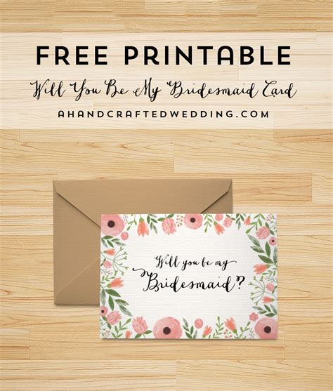 online will you be my bridesmaid card maker|Free Will You Be My Bridesmaid Card Templates .